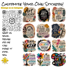 Art Teacher Graphic Stickers
